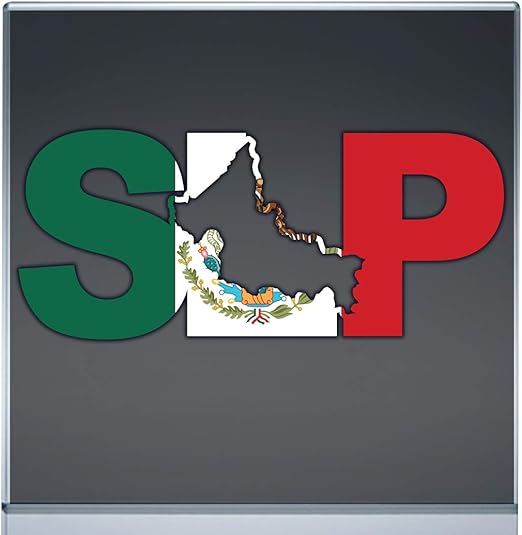 Amazon Com X Graphics Slp San Luis Potosi Bandera Mexico Sticker Decal Calcomania 12 X5 1 Home Kitchen