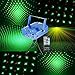 9Fshine Mini Stage Laser Lights ,Sound, Strobe, Auto 3 lighting mode and Remote Control(include),RG Led Beam Light For Dj Party(blue)