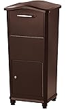 Architectural Mailboxes 6900RZ Elephantrunk Parcel Drop Box, Oil Rubbed Bronze