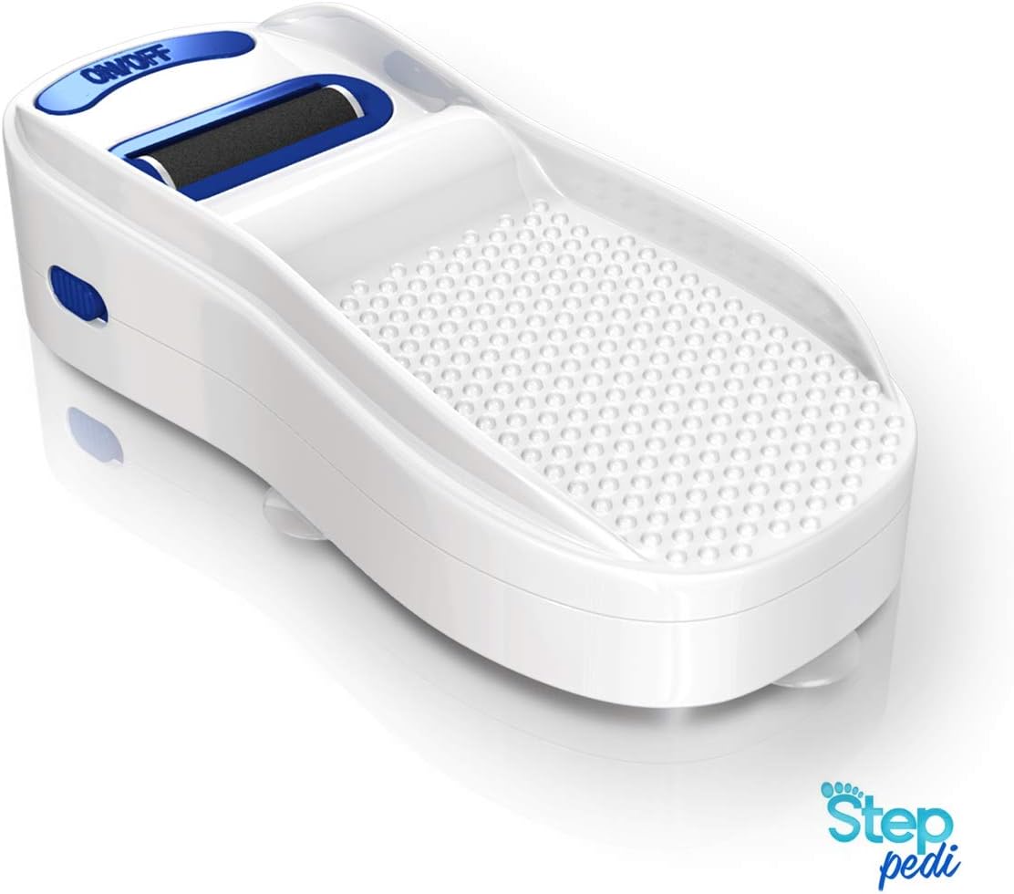 Electric Callus Remover Foot Scrubber | Hands Free Pedicure Tool | Waterproof Foot File for Hard and Dead Skin