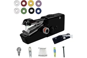 Meiguihai Handheld Sewing Machine,Mini Portable Electric Sewing Machine Quick Sew For Adults,Friendly Clothing Repair Too,Sui