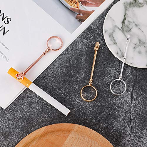 DaveandAthena 3 Pieces Cigarette Holder Ring Elegant Lady/Gentleman Smoker Cigarette Holder Ring, 0.67 Inch
