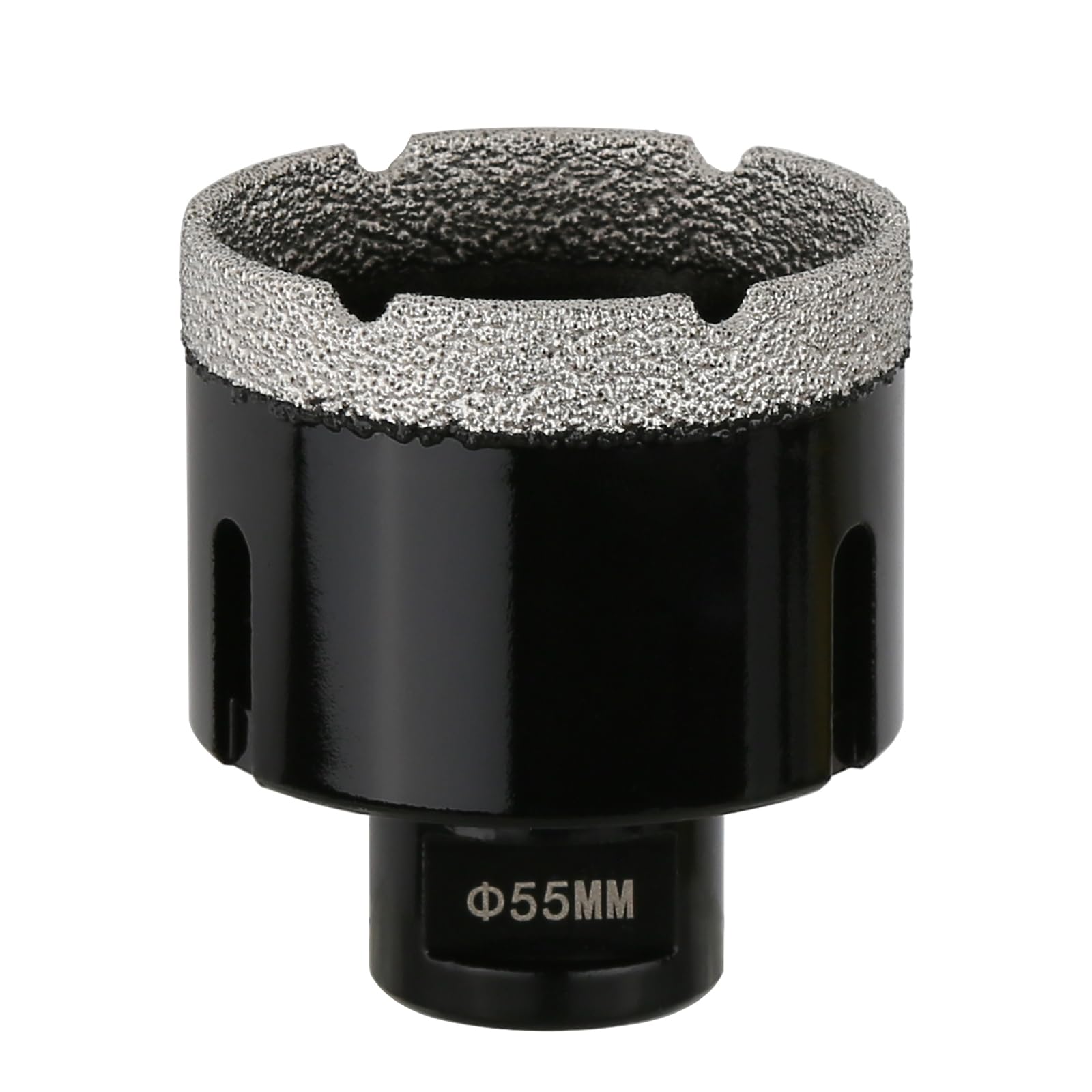 Vearter 55mm Dry Diamond Core Drill Bit, M14 Thread Connection Vacuum Brazed Masonry Hole Saw, Hollow Hole Cutter for Tile, Marble, Granite, Porcelain, Concrete and Quartz Stone