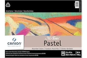 Mi-Teintes Pastel Pad, Assorted Colors 12"X16" Fold Over