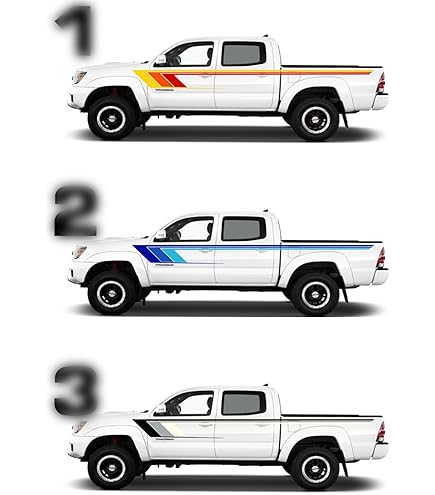 89 To 94 Vintage Style Toyota Pickup Retro Vinyl Decals Graphics - Foto 3