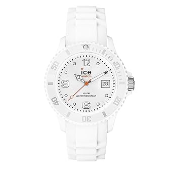 Ice-Watch - ICE forever White - Weiße Herrenuhr mit Silikonarmband