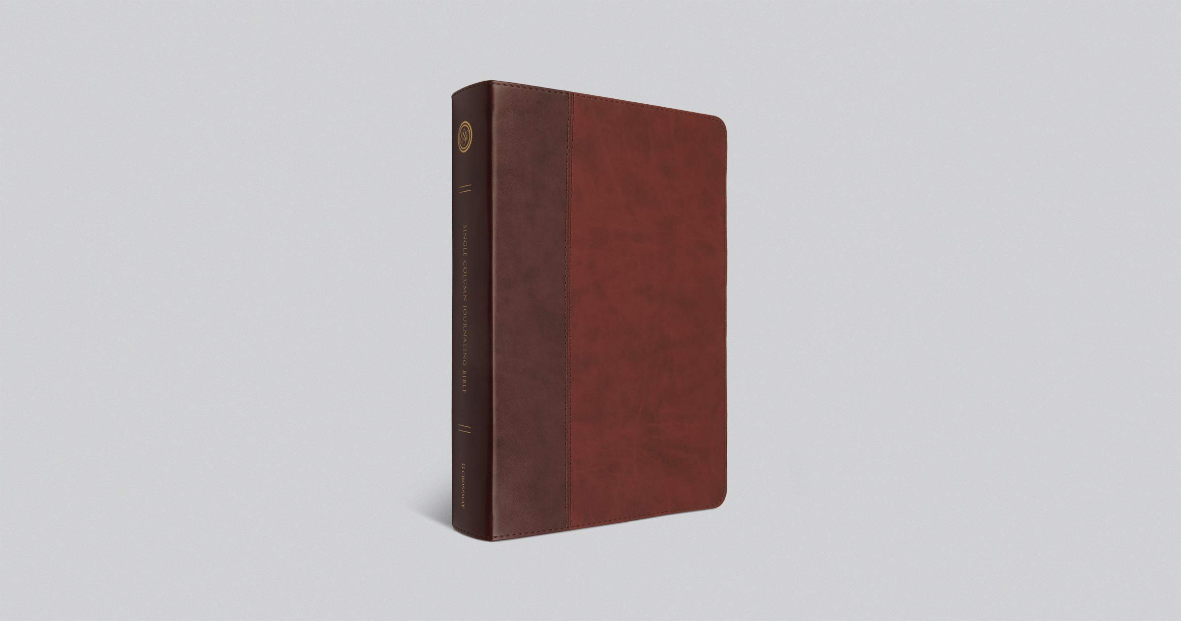 ESV Single Column Journaling Bible, Large Print (TruTone, Burgundy/Red, Timeless Design): Holy Bible, English Standard Version