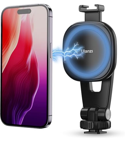 UBeesize 62 inch magnetische selfiestick telefoon statief met draadloze afstandsbediening, uitschuifbare mobiele telefoon statief standaard, compatibel met MagSafe, mobiele telefoon statief voor