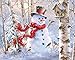 Springbok's 1000 Piece Jigsaw Puzzle Winter Friends - Made in USA
