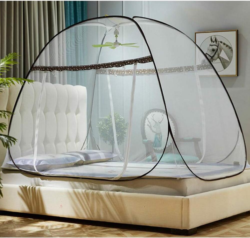Moustiquaire Diafricaine Studio 1970 Moustiquaire Pop Up Lit Camping Bebe Filet De Voyage Pliable Pour Maison Exterieur Tente De Lit Portable 0 2cm