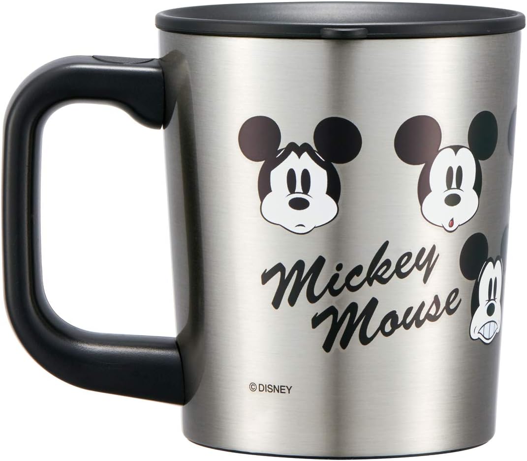 Amazon スケーター マグカップ フタ付 ステンレス コップ タンブラー ミッキーマウス Faces ディズニー 3ml Stmg3f タンブラーグラス オンライン通販