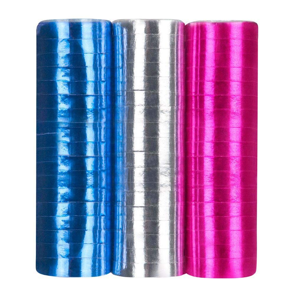 Boland 00741 Set 3 Streamers Disco Party 4 M, Assorted Colours