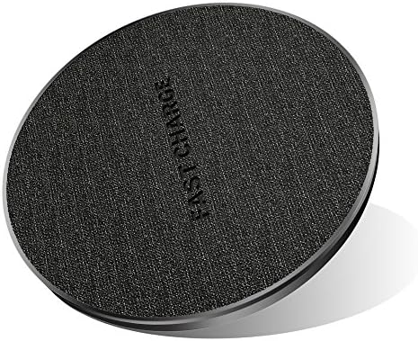 Qi Wireless Fast Charger iPhone X Wireless Charger Canvas Fabric Charging Pad for iPhone X Samsung Galaxy Note 8 S8 S8 Plus S7 Edge S7 S6 Edge Plus Note 5 iPhone 8 / 8 Plus