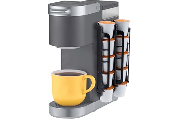 K Cup Holder Side Mount Coffee Pod Dispenser, Storage for Kuerig Coffee Makers