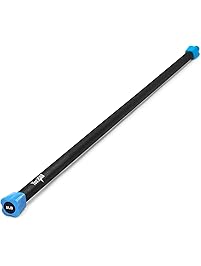 Yes4All Total Body Workout Weighted Bar / Weighted Workout Bar &ndash; Great for Physical Therapy, Aerobics and Yoga &ndash; Weighted Exercise Bar
