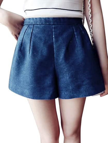 high waisted denim shorts india