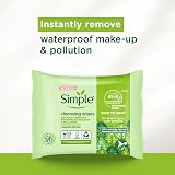 Simple Kind to Skin Biodegradable Cleansing Wipes Sensitive Makeup Remover 6x25 view 4