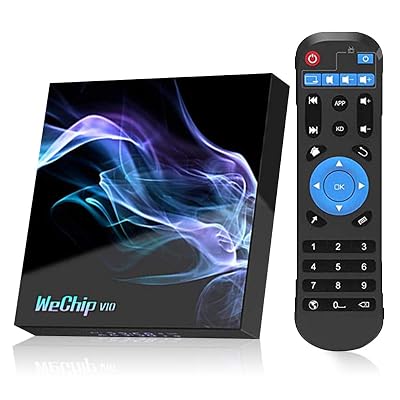 WeChip V8 Android TV Box Remote – Wireless Black Replacement Remote Control