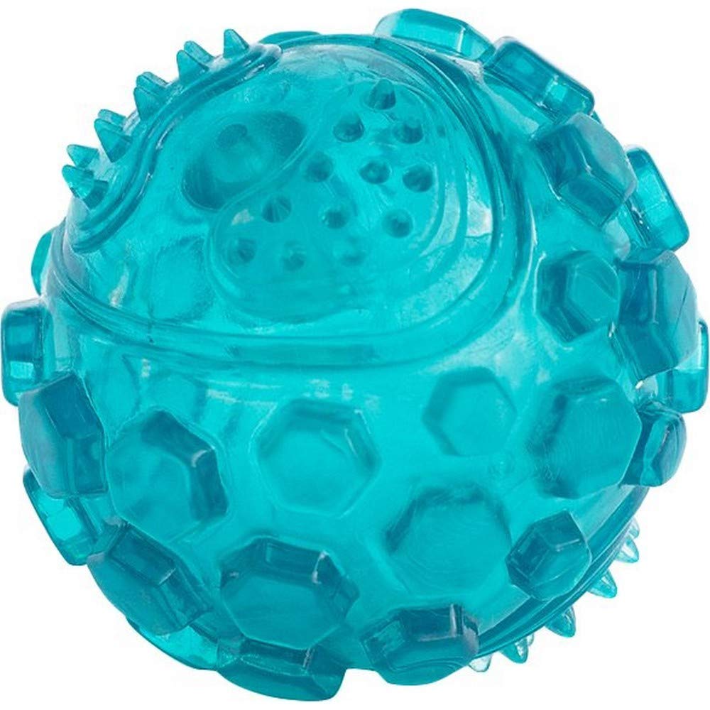 ZippyPaws ZP412 Squeaker Ball Teal Squeak Toy, Small
