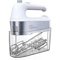 ON2NO Hand Mixer Electric, 450W Power Handheld Mixer with Turbo, Eject Button, 5-Speed Egg Beater Mixing for Dough, Egg…