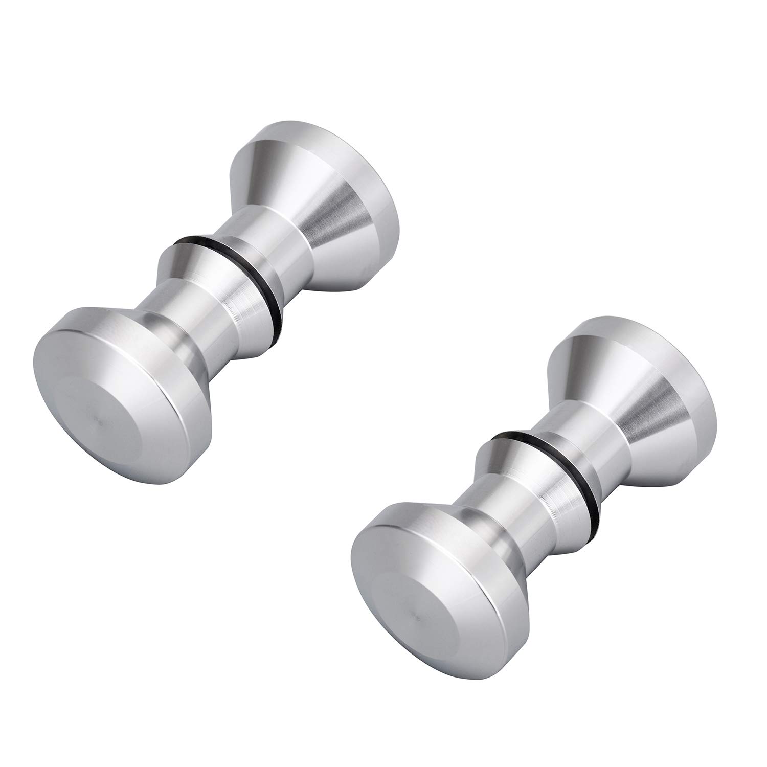 F Season 2X Solid Stainless Steel Shower Door Pair Handle Knob,Door Handle knob,Groove Shower Door Handle knobs,Handles knobs for Bathroom with K304 Stainless Steel