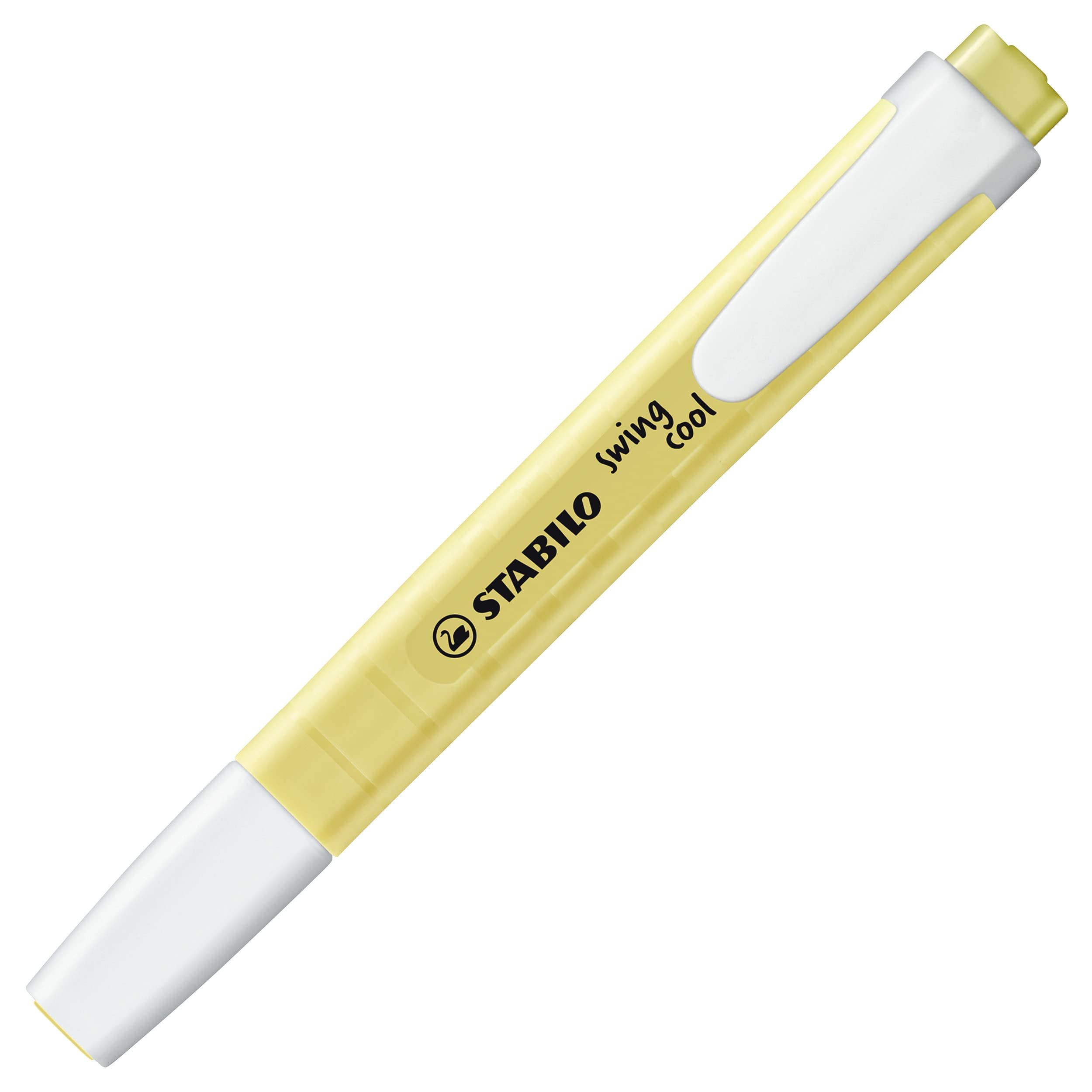 STABILO- Highlighter - swing cool Pastel - Pack of 1 - Milky Yellow
