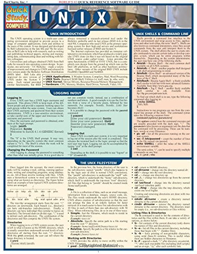 Unix (Quick Study Computer)