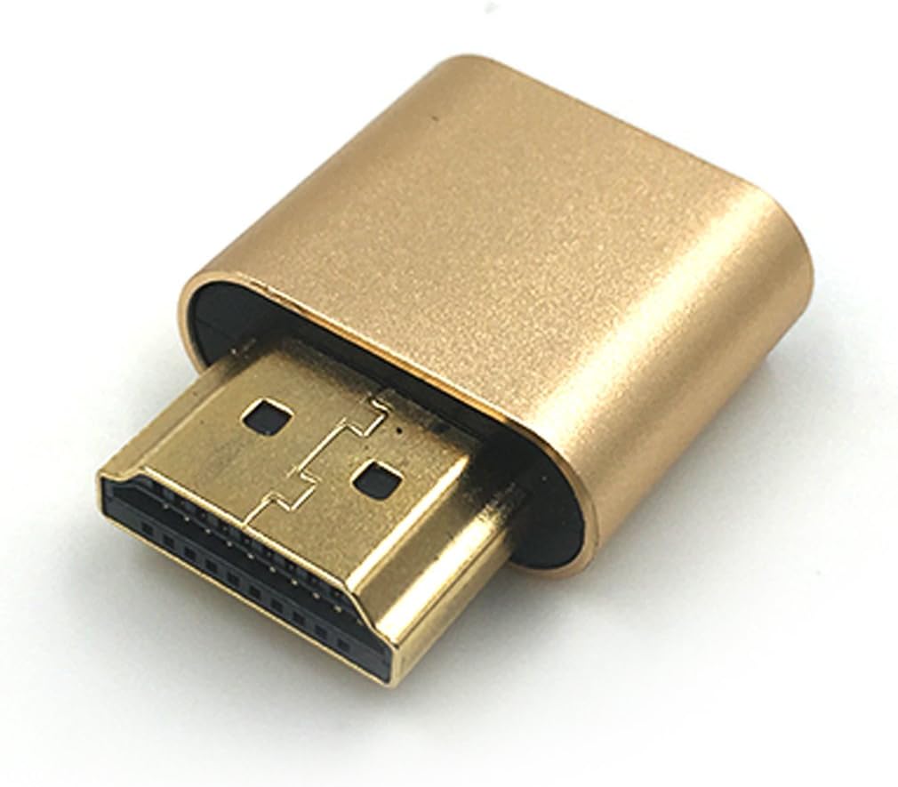 FUERAN HDMI Dummy Plug Headless Ghost Display Emulator DDC EDID Emulator Fake Display 4K@60Hz-1Pack, HDMI-4K-1p - Image 3