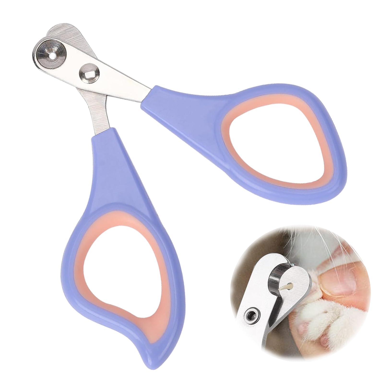 TYVOM Cat Nail Clipper, Professional Cat Claw Clipper Rabbit Pet Nail Trimmers Circular Cut for Puppy, Kitten, Rabbit, Bird, Guinea Pig and Small Animals