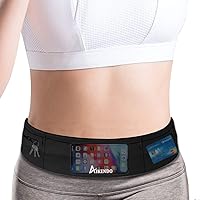 AIKENDO Slim Running Belt Fanny Pack Phone Holder,Fitness Workout Waist Pouch Bag for Exercise Gym Walking,Travel Money…