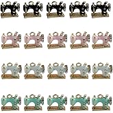 GTONEE 20pcs Sparkling Sewing Machine Charms Enamel Vintage Sewing Machine Dainty Dangle Pendants for Jewelry Making Earring Bracelet Necklace Keychain Backpack DIY Craft 14mm x 16mm