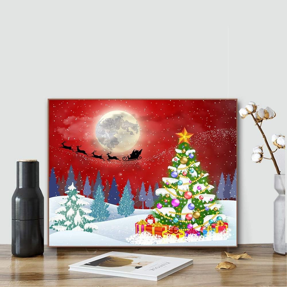 ACENGXI Christmas Paint by Numbers Christmas DIY Paint by
