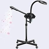 Professional Facial Steamer, 2 in 1 Facial Steamer with 5X Magnifying Lamp, Ozone Face Steamer, Suitable for Home or Beauty Spa Use