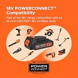 BLACK+DECKER 18V Cordless Drill Driver 37Nm LED Worklight 1.5Ah Battery view 9