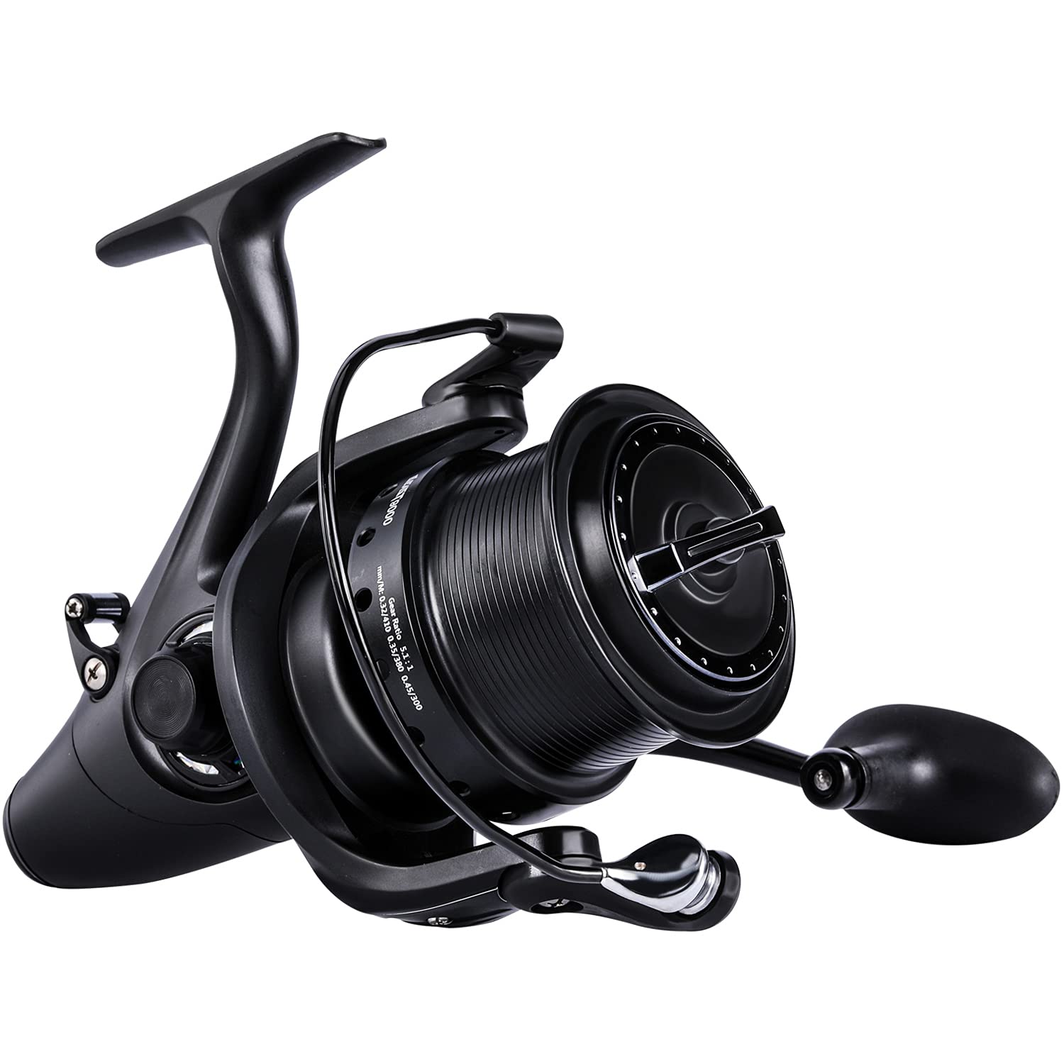 Sougayilang Spinning Fishing Reel 12+1BB Metal Body Smooth Carp Spinning Reels for Saltwater Freshwater Fishing-BE9000