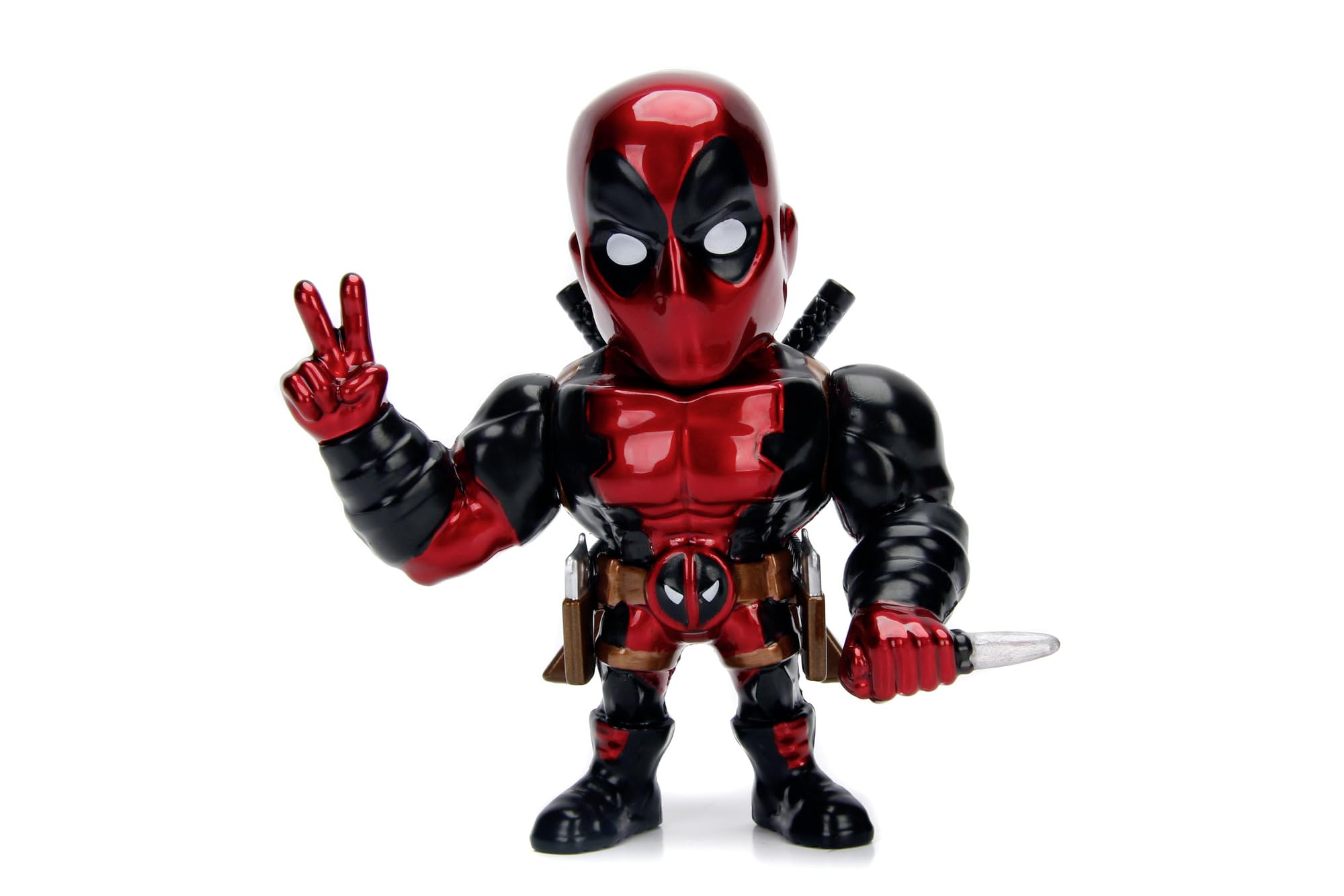 Jada MARVEL 4 Inch DEADPOOL Die cast figure to gift or collect suitable for Deadpool fan kidults from age 14 years and over