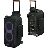 TXEsign Speaker Cover for JBL PartyBox Stage 320 Portable Party Speaker, 1 Pack Dust Case Protective Mesh Cover Sleeve Replacement with Two Sides Accessories Pocket