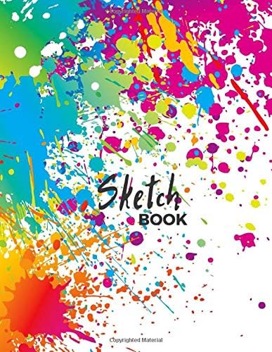 Sketch Book: Notebook for Drawing, Writing, Painting, Sketching or Doodling, 110 Pages, 8.5x11 (Premium Abstract Cover vol.38)