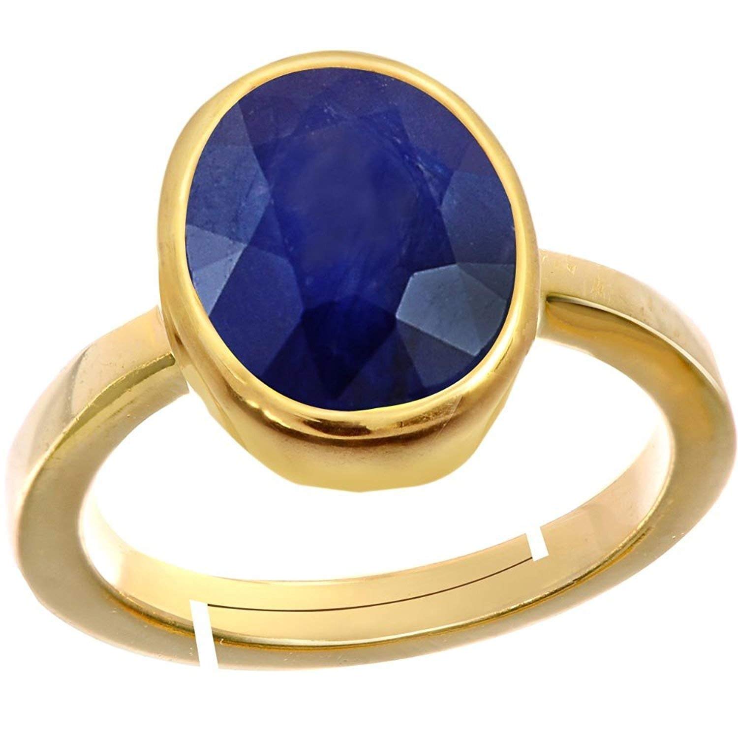 Buy Bigmart Blue Sapphire Ring Neelam Stone Ring Panchdhatu Adjustable Ring For Men At Amazon In gemstone rashi ring 4 25 7 25 ratti ring free size 100 cultured gemstone ring natural original top quality aaa by bigmart