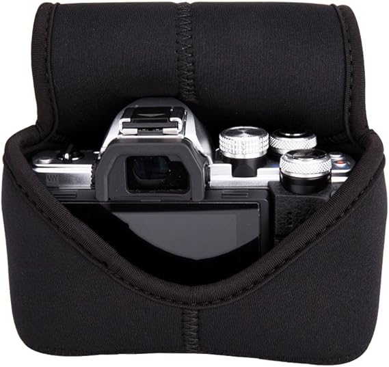 Mirrorless Camera Pouch Case Jjc Ultra Light Camera Bag For Fujifilm X T X T10 X T100 X A5 X A3 X X A1 X Olympus E M10ii E Pl9 E Pl8 Sp 6uz Sp 810uz Sp 0uz With Lens Up To 5x3 3x3 3 Black Electronics