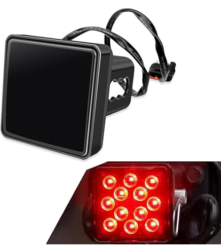 Adiil Cubierta De Enganche De Remolque De Luz De Freno