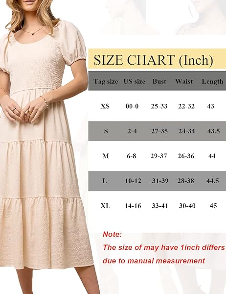 RNTMR SUMMER BOHO SMOCKED MIDI DRESSES FOR WOMEN 2023 CASUAL PUFF SHORT SLEEVE CREW NECK A LINE TIERED GRADUATION DRESS BLACK