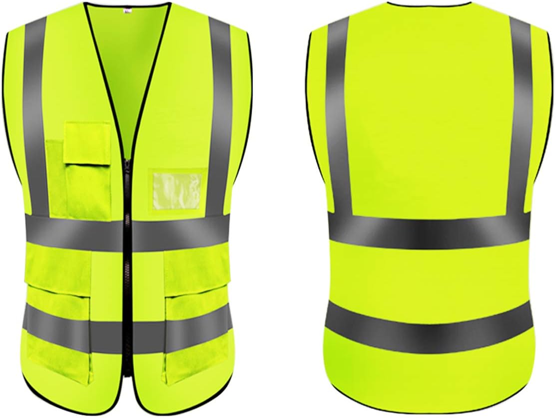 Gilet de sécurité haute gamme à col en V pour le travail, gilet de