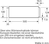 Bosch BIC510NB0 Series 6 Heat Drawer 21x66x66 cm 23 L 64 Espresso Cups view 4