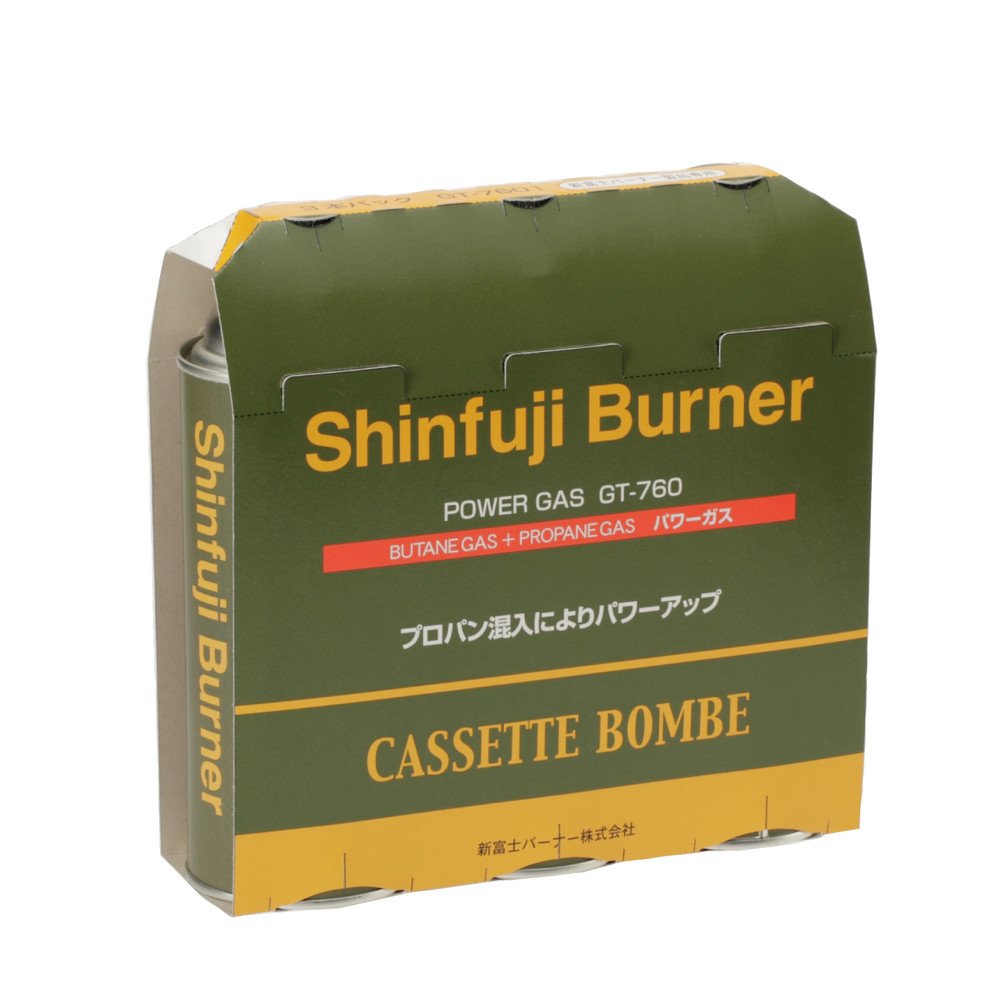 新富士バーナー(Shinfuji Burner) Do-Gaパワーガス3本パック GT-7601商品画像