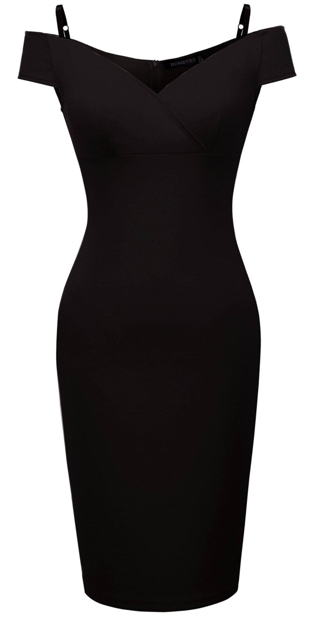 off the shoulder retro flower print black sheath dress