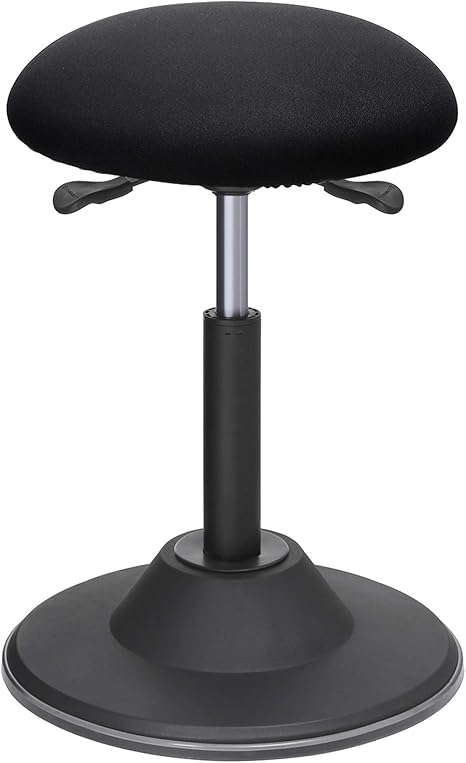Songmics Chaise De Bureau Debout Hauteur Reglable Assise Chaise De Balance Support Pivotant Tache Tabouret De Travail Pivotant A 360 Fond Antiderapant Pad Sit Stand Tabouret Pour Office Home School Tissu Amazon Ca