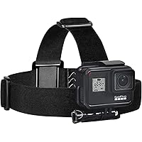 Sametop Head Strap Mount Compatible with GoPro Hero 9, 8 Black, Hero 7 Black, 7 Silver, 7 White, Hero 6, 5, 4, Session…