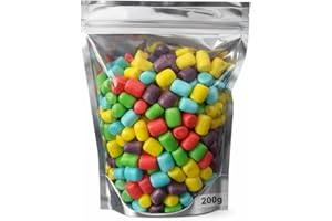 Candy-Coated Mini Marshmallows 200g – Crunchy Outside, Soft Inside – Ideal for Baking, Cereal, Hot Chocolate & Dessert Toppin