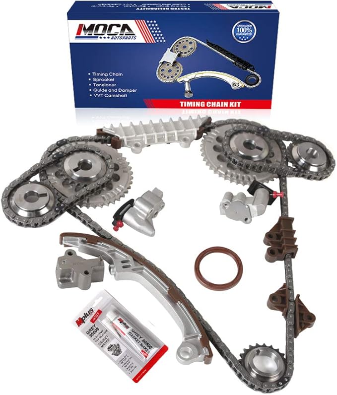Amazon Com Moca Engine Timing Chain Kit For 1995 2001 For Nissan Maxima 1996 2001 Infiniti I30 3 0l Dohc 24v V6 Vq30de Code Automotive